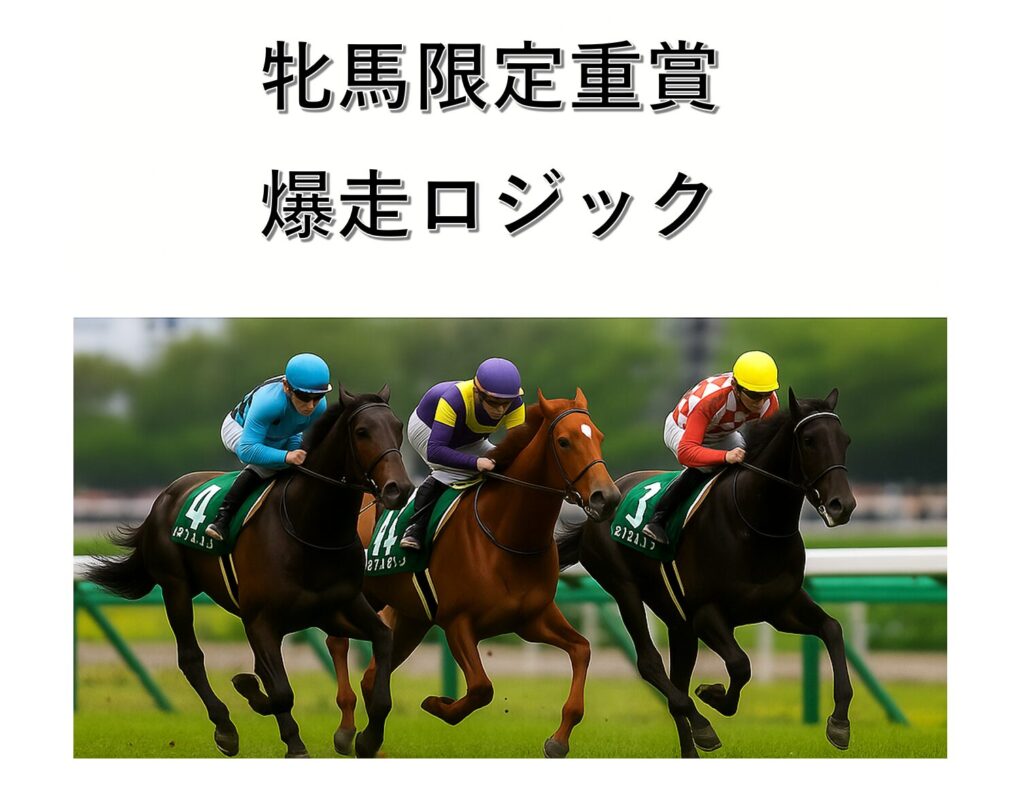 重賞デストラクション特典に牝馬限定重賞爆走ロジックを追加！