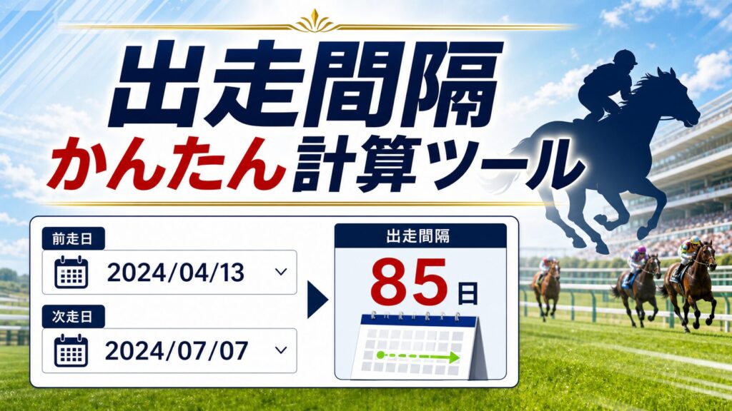 出走間隔かんたん計算ツール